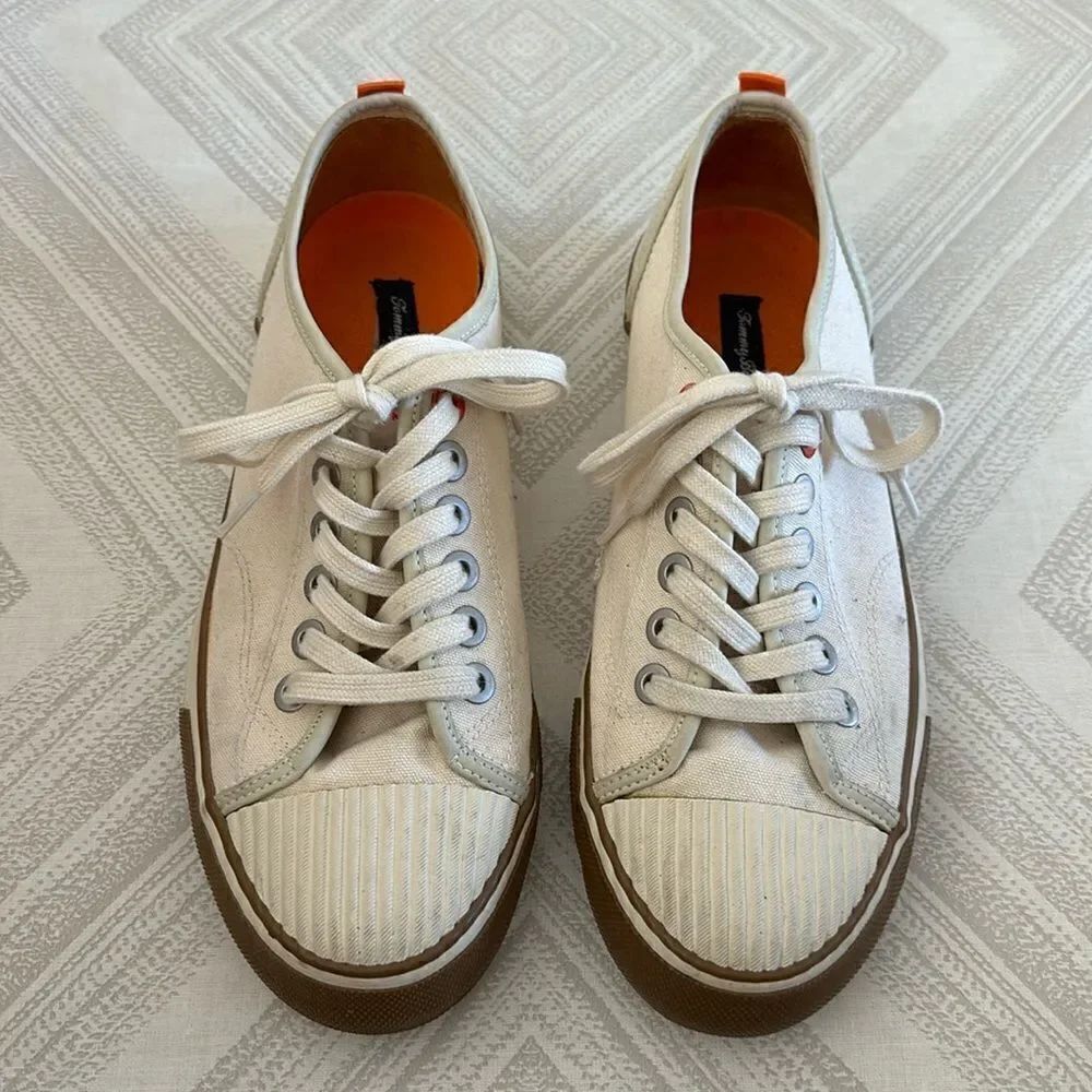 Tommy Bahama Men’s Laguna Beach Canvas Low Top Lace Up Sneakers Size 10